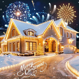 2PACK C9 LED Christmas Lights with 100 Spring Clips, Total 100ft 100 LED Waterproof - Outdoor Security Flood Light | Lumora