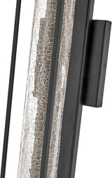 Hinkley Vapor Large Wall Mount Lantern, Black | Lumora