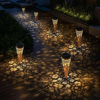 Solar Hummingbirds Garden Stakes Lights 2Pack Outdoor Decorative Lighting for Yard, Pathway, Patio Decor Lawn Ornament Gifts for Women Mom