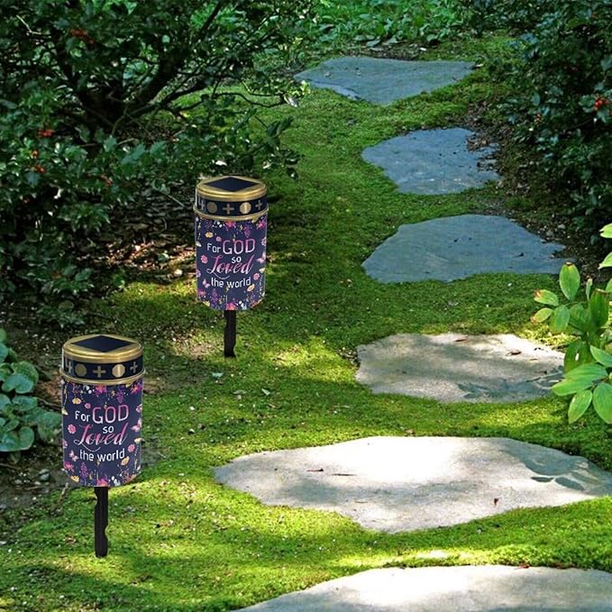 Butterfly Solar Cross for Cemetery Grave Hummingbird Cemetery Decorations for Grave Auto On/Off Solar Lights Waterproof Grave Light for Cemetery Decor 2 Pack