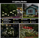 Firefly Lights Solar Outdoor, 8 Modes 800mAh Swaying Solar Firefly Garden Lights Stakes Outdoor Waterproof for | Lumora