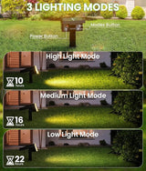 Large Panel Solar Spot Lights Outdoor (Warm White, 2 Pack) | Lumora