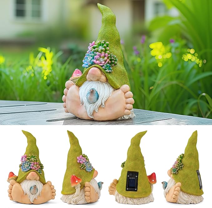 Solar Turtle Garden Statue with Bunny and LED Succulent Flowers – Outdoor Lawn Decor with Lights, Cute Animal Yard | Lumora