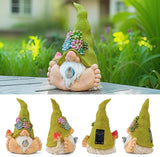 Solar Turtle Garden Statue with Bunny and LED Succulent Flowers – Outdoor Lawn Decor with Lights, Cute Animal Yard | Lumora