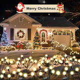 ALSO GO Solar Lights Outdoor, 2 Pack 16 LEDs Firefly Lights, Waterproof Solar Garden Lights, Solar Firefly Lights | Lumora