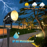 Low Voltage Landscape Lights 12 Volt LED Spotlight Outdoor Pathway Wired Yard Lights Garden Lawn 10W Landscaping | Lumora