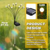 Solar Lights Outdoor-4Pack 32LEDs Solar Garden Firefly Lights Outside,Solar Powered Light Outdoor and Garden | Lumora
