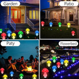 Generic Mushroom Solar Lights Outdoor, Waterproof Mushroom Landscape Lights 8 Lighting Modes Mushroom Garden Fairy | Lumora
