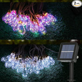 2Pack Solar Outdoor String Lights 24FT Vintage Rope Hemp Solar Lights with 20 Shatterproof Bulbs,8 Modes Solar | Lumora