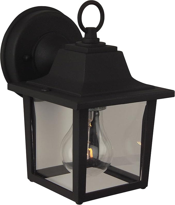 Craftmade Z190-TB Coach Die-Cast Outdoor Small Wall Mount Sconce Lighting, 1-Light 100 Watt, 5" W x 8" H, Textured | Lumora