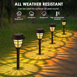 10 Pack Solar Pathway Lights Outdoor- Bright Solar Powered Garden Light with 3000K Warm LED, Auto On/Off Waterproof | Lumora
