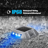 VOLISUN Solar Deck Lights Driveway Dock Lights, 8-Pack Led IP68 Waterproof Outdoor Warning Step Lights for Driveway | Lumora