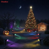 Solar Lights Outdoor Waterproof, LED Solar Spot Lights Outdoor, 7 Color Changing Solar Spotlights, Multicolor RGB | Lumora