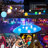 LOFTEK Extra Large Floating Pool Light - 20-inch Rechargeable Orb Light with Remote - 3 Modes - Outdoor Path Light | Lumora