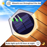Solar Step Lights for Outside Waterproof, 4 Pack Warm White Outdoor Stair Light Solar Powered, Stick on Lights for | Lumora