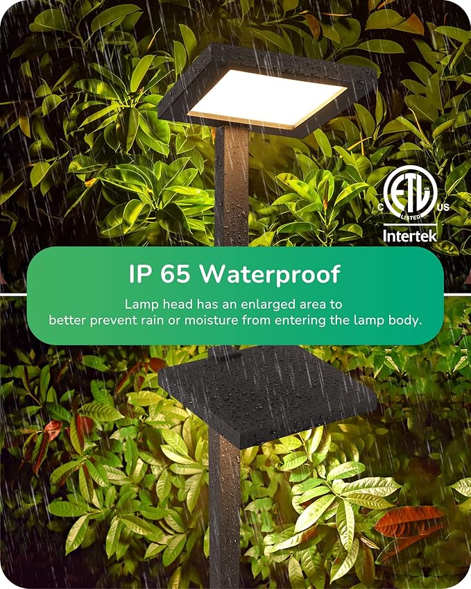 EDISHINE Low Voltage Landscape Lighting, 5.6W 151LM 3000K 50,000 Hrs Waterproof LED Pathway Lights, 12V Aluminum | Lumora