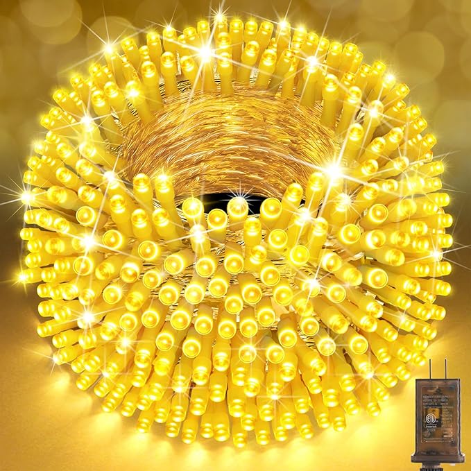SAUIRS 600FT 1500 LED Christmas Lights Outdoor String Lights with 8 Modes Timer Waterproof Fairy Light Plug in for | Lumora
