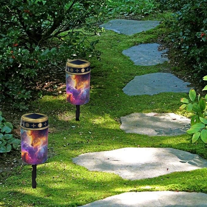 Starry Sky Decorations Solar Lights,Stake Lights, Outdoor Waterproof Memorial Day Decorations Patriotic Lights for | Lumora