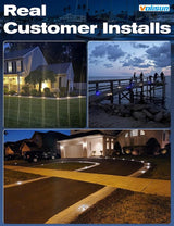 VOLISUN Solar Driveway Lights 12 Pack Waterproof Dock & Deck Marker Lights,2-in-1 Blue & White LED,IP67 Wireless | Lumora
