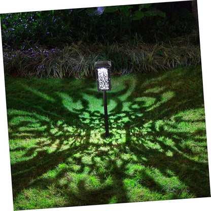 Wakauto Solar Garden Light Outdoor LED Solar Pathway Lamp with Ground Plug Lawn Light for Patio Decor Weatherproof