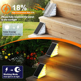 12 Pack Solar Stair Lights Outdoor Stair Lights with Waterproof IP67 LED Solar Light for Outside Light Decor for | Lumora