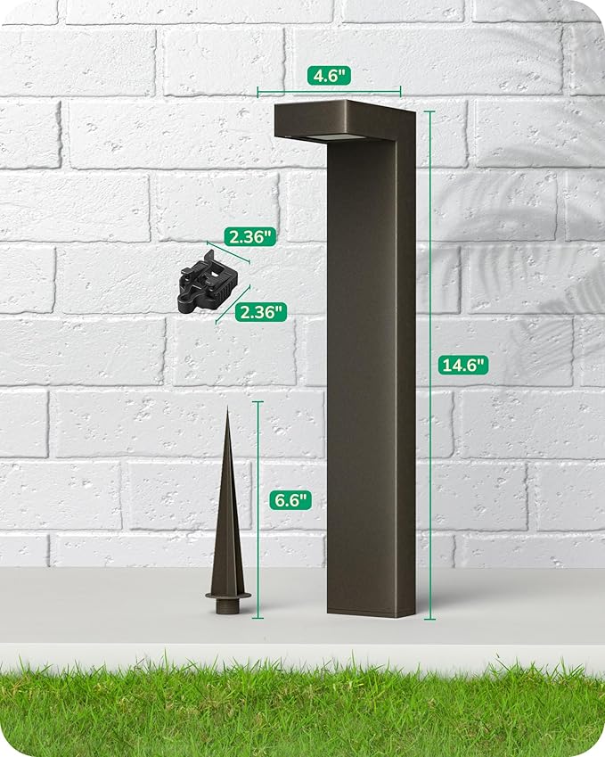 EDISHINE Low Voltage Pathway Lights Wired, 3000K 3.2W 50,000Hrs Waterproof LED Outdoor Landscape Lighting with | Lumora