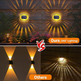 LYHOPE Solar Fence Lights Outdoor, IP65 Waterproof Solar Light for Outside, 12 Pack Deck Light for Backyard | Lumora