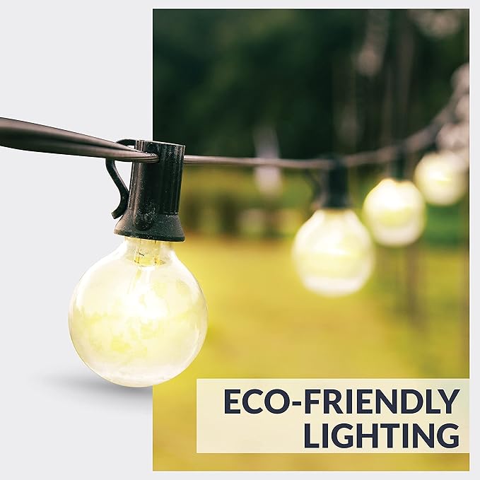 Newhouse Lighting G40LED25 25 Pack LED Clear Globe Outdoor String Fits E12 and C7 Base 1.57 Inch G40 Replacement | Lumora