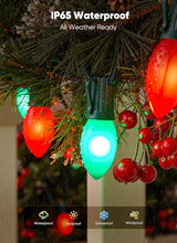 Minetom Vintage C9 LED Christmas Lights Outdoor, 50 Feet C9 String Lights with 50 Shatterproof Matte Bulbs | Lumora