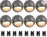 SUNVIE Low Voltage Deck Lights with Fastlock2 Wire Connector 5W LED Landscape Step Stair Lights Outdoor Accent | Lumora