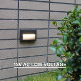GOODSMANN Low Voltage Step Lights Kits 5.5 Inch Outdoor 12V AC Landscape Stair Lights Wired 8PK 3W LED Electric | Lumora