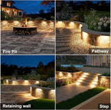 VOLISUN 7 Inch Retaining Wall Lights, IP67 Waterproof Hardscape Lighting, Cuttable Low Voltage Lighting, 12V Paver | Lumora