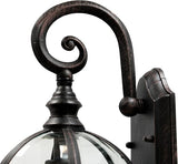 Trans Globe Lighting 4181 BK Wentworth Collection 15 Inch One Light Outdoor Wall Lantern I Black Finish I | Lumora