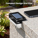 Solar Deck Lights Outdoor 20 Packs, Solar Powered LED Step Lights Waterproof Outdoor for Deck, Step, Fence, Wall | Lumora