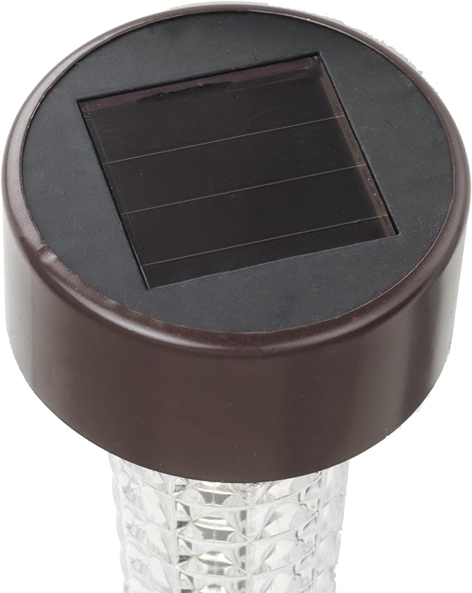 Pure Garden Solar Powered Lights (Set of 6)- LED Outdoor Stake Spotlight Fixture for Gardens, Pathways, and Patios | Lumora