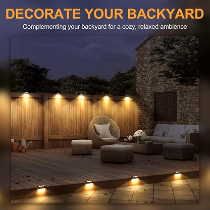 SOLPEX 12 Pack Solar Ground Lights &16 Pack Solar Deck Lights