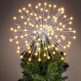 Twinkling Starburst Christmas Tree Star Topper Fairy Light 40 of 160 LED Lights - Outdoor Lighting Accessory | Lumora