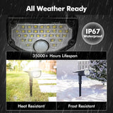AloftSun Solar Motion Sensor Outdoor Lights,Waterproof Motion Sensor Spot Lights- 30 LED/3 Modes Solar Powered | Lumora