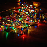 2 Pack Solar Christmas Lights Outdoor, 72FT 200 LED Solar String Lights with 8 Lighting Modes, IP65 Waterproof | Lumora