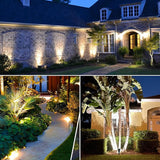 Low Voltage Landscape Lighting, 8 Pack Outdoor Spot Lights with Transformers, 12V Warm White Landscape Spotlights | Lumora