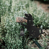 Garneck Outdoor Solar Lawn Lights - Dog Metal Garden Stake with Waterproof Solar Lantern - Decorative Yard Stakes | Lumora