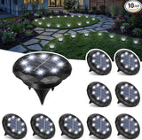 SOLPEX Mini Solar Ground Lights, 10 Pack Solar Lights Outdoor Waterproof, Landscape Lighting for Garden Pathway | Lumora