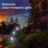 JJGoo Solar Firework Lights, 2 Pack 120 LEDs 2 Lighting Modes Solar Garden Lights Outdoor Waterproof for Yard Patio | Lumora
