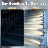 Crescent-Shaped Solar Step Lights for Outside Waterproof IP67,Long-Lasting LED Stair Light - Outdoor Path Light | Lumora