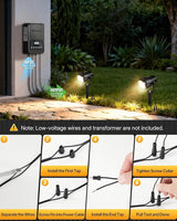 6W 700LM Low Voltage Landscape Lighting, 12V AC/DC 3000K Warm White LED Low Voltage Landscape Lights, IP65 | Lumora