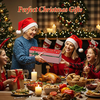 12 Pack Christmas Decorations Outdoor, Solar Christmas Tree Lights with 156 Bright LED and 10 Lighting Modes, 7 Colorful Waterproof Xmas Decor for Pathway Yard