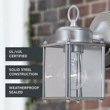 DESIGNERS FOUNTAIN Preston Outdoor Light Fixture, 8 Inch Exterior Wall Lantern Sconce for Front Door, Patio and | Lumora
