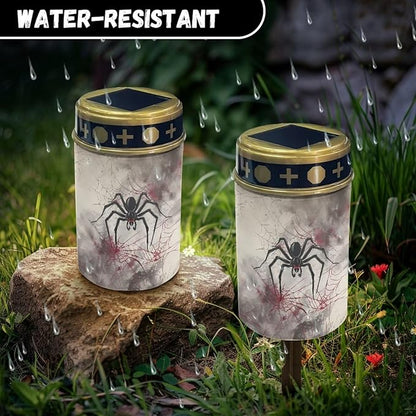 Spider Solar Garden Light Outdoor Waterproof Solar Garden Light Solar Lights for Outside Yard Path Walkway Driveway Solar Garden Lights Yard Pathway