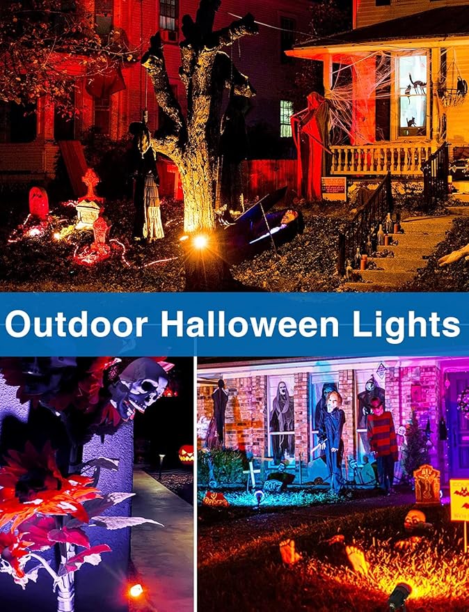 SUNVIE 12W RGBW Color Changing Low Voltage Landscape Lights Remote Control Waterproof LED Landscape Lighting for | Lumora