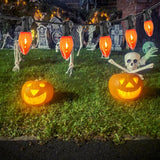 C7 Orange Halloween Lights 10FT, LED Outdoor String Lights with Black Wire for Patio, Christmas Tree, Window, Door | Lumora